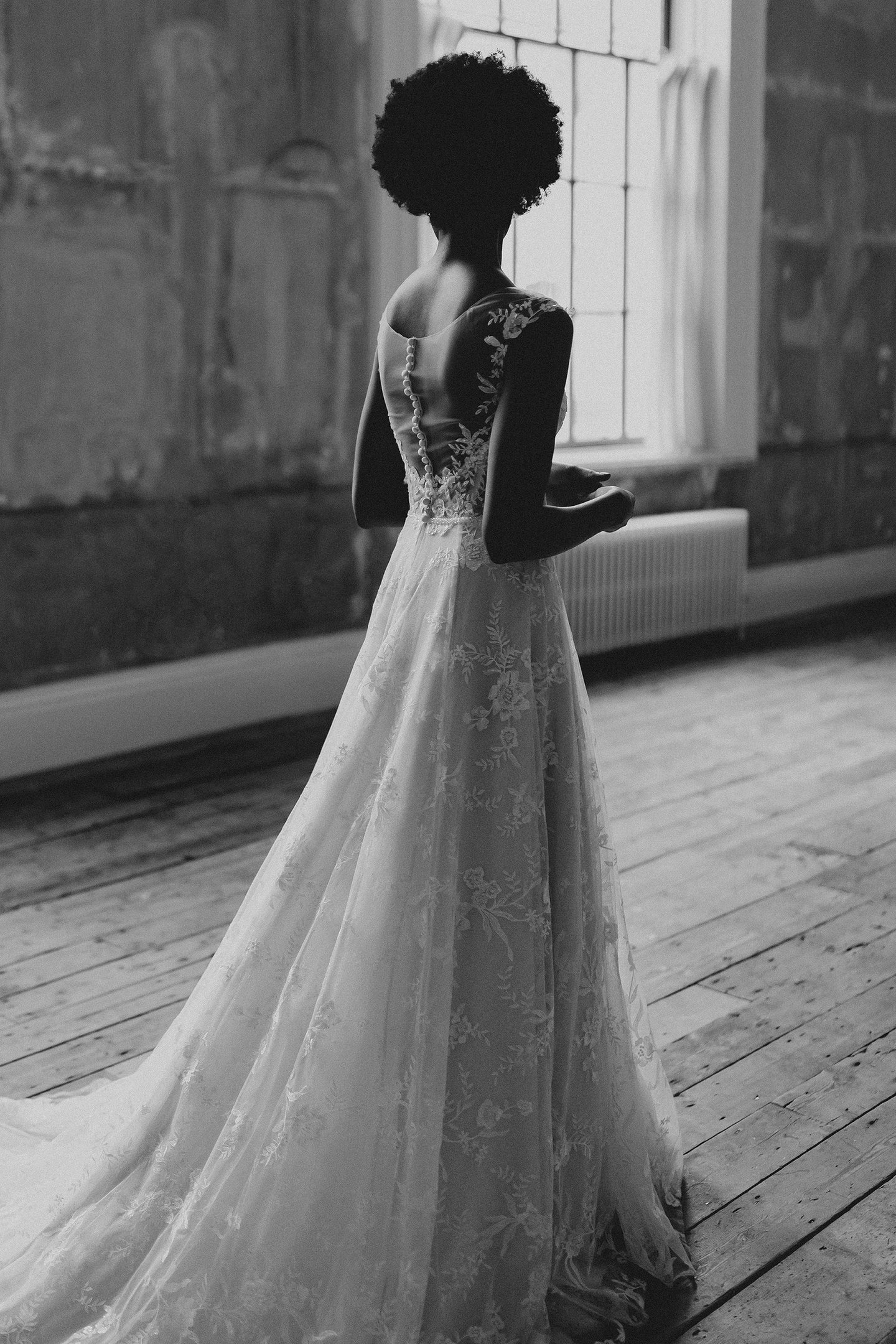 Adore by Justin Alexander Style 11206 Evangeline Lace A-Line Dress with Illusion Back
