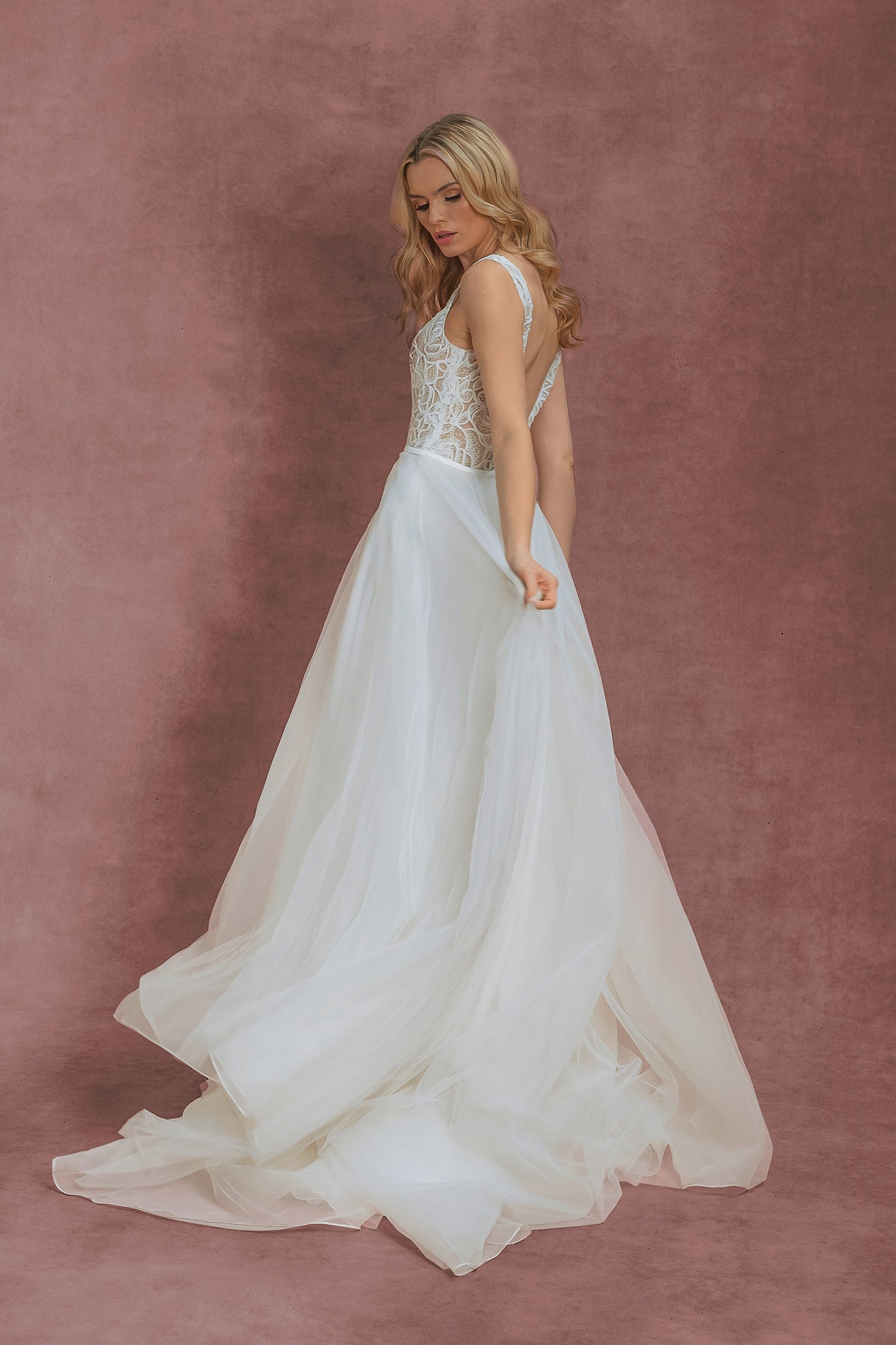 Adore by Justin Alexander Style 11270 Ciana V-Neck A-Line Gown with Sequined Chenille Bodice