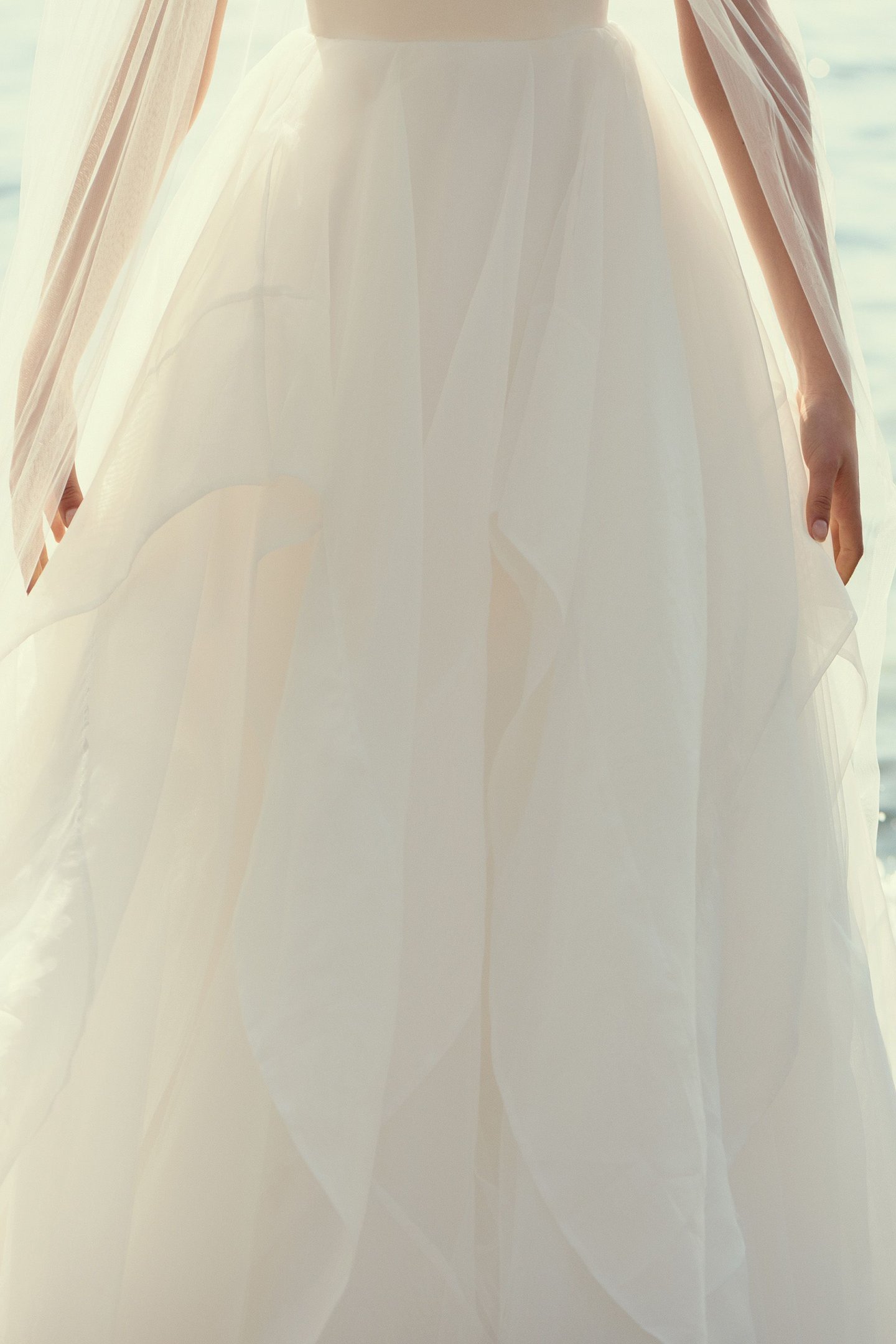 Justin Alexander style 88093 Clean Ball Gown with Deep V Illusion Neckline