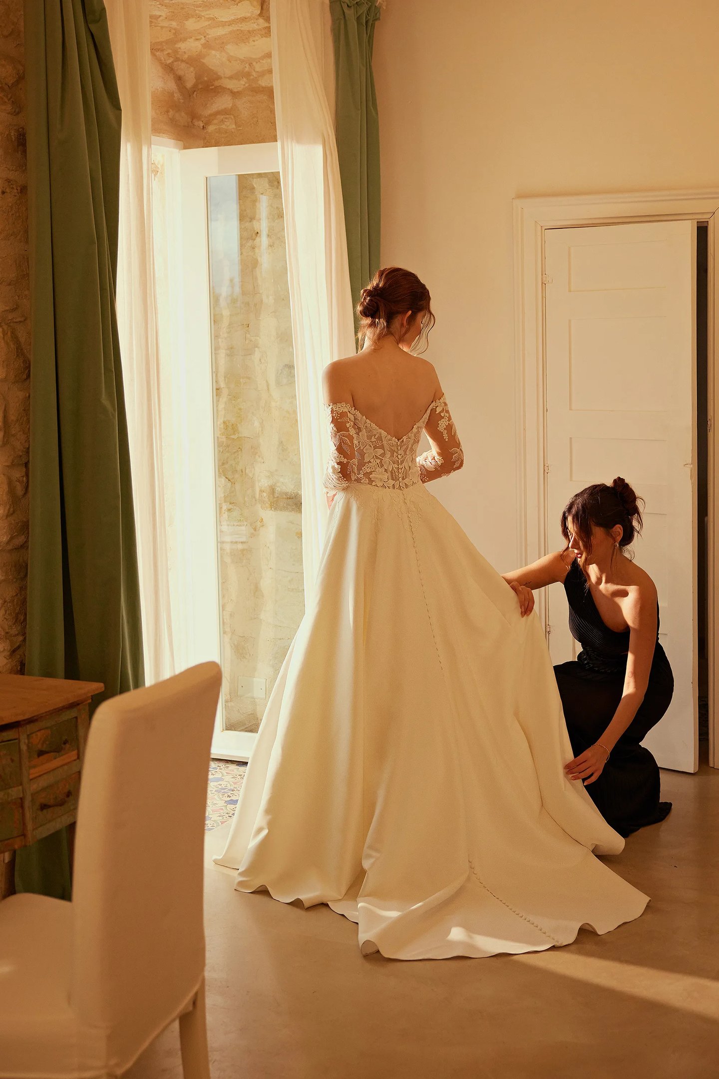 clean lines dress 88290 (Freeland) - Clean A-line Wedding Dress