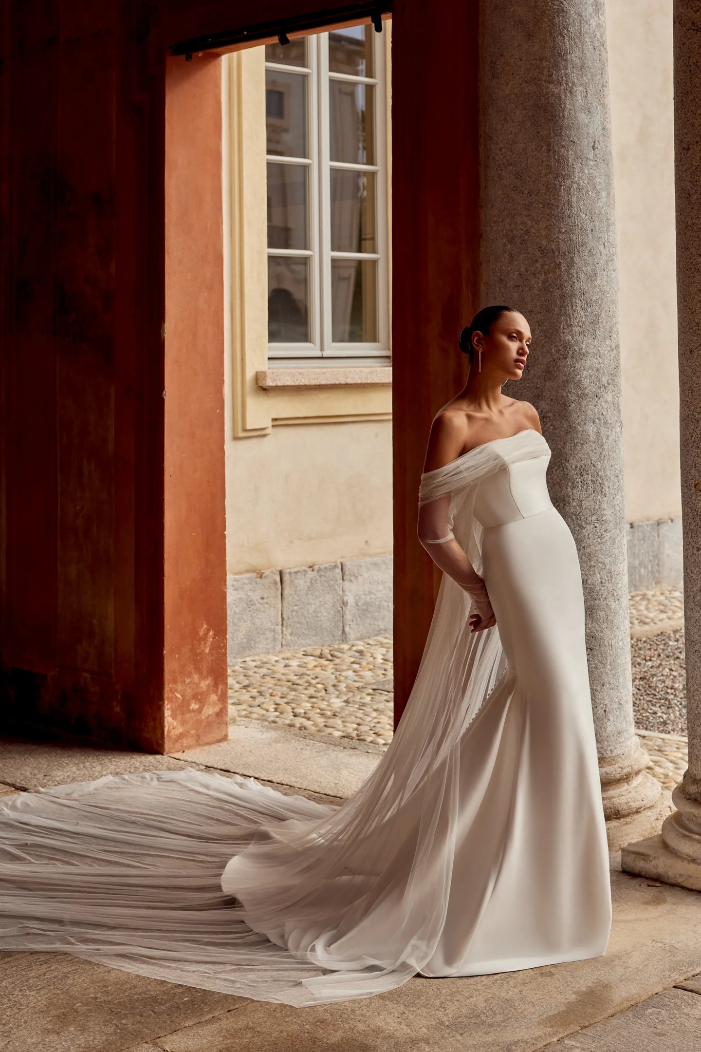 clean elegant wedding dress Simple Elegant Satin Minimal Bridal Gown | Sleeveless Minimalistic Wedding Dress
