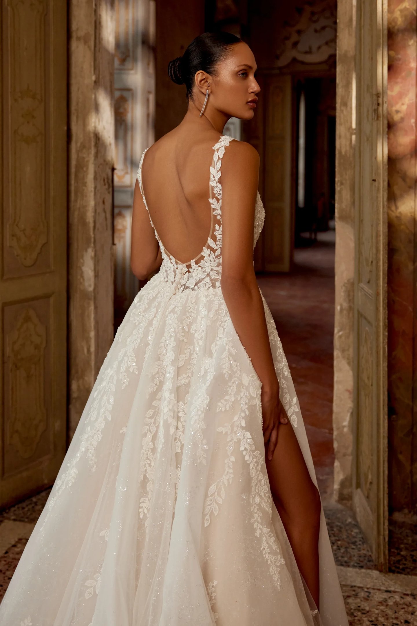 illusion backless wedding dress Neckline Dresses Color:WHITE DOVE MULTI line shape that flares women long dress VINTAGE 2000s denim strapless
