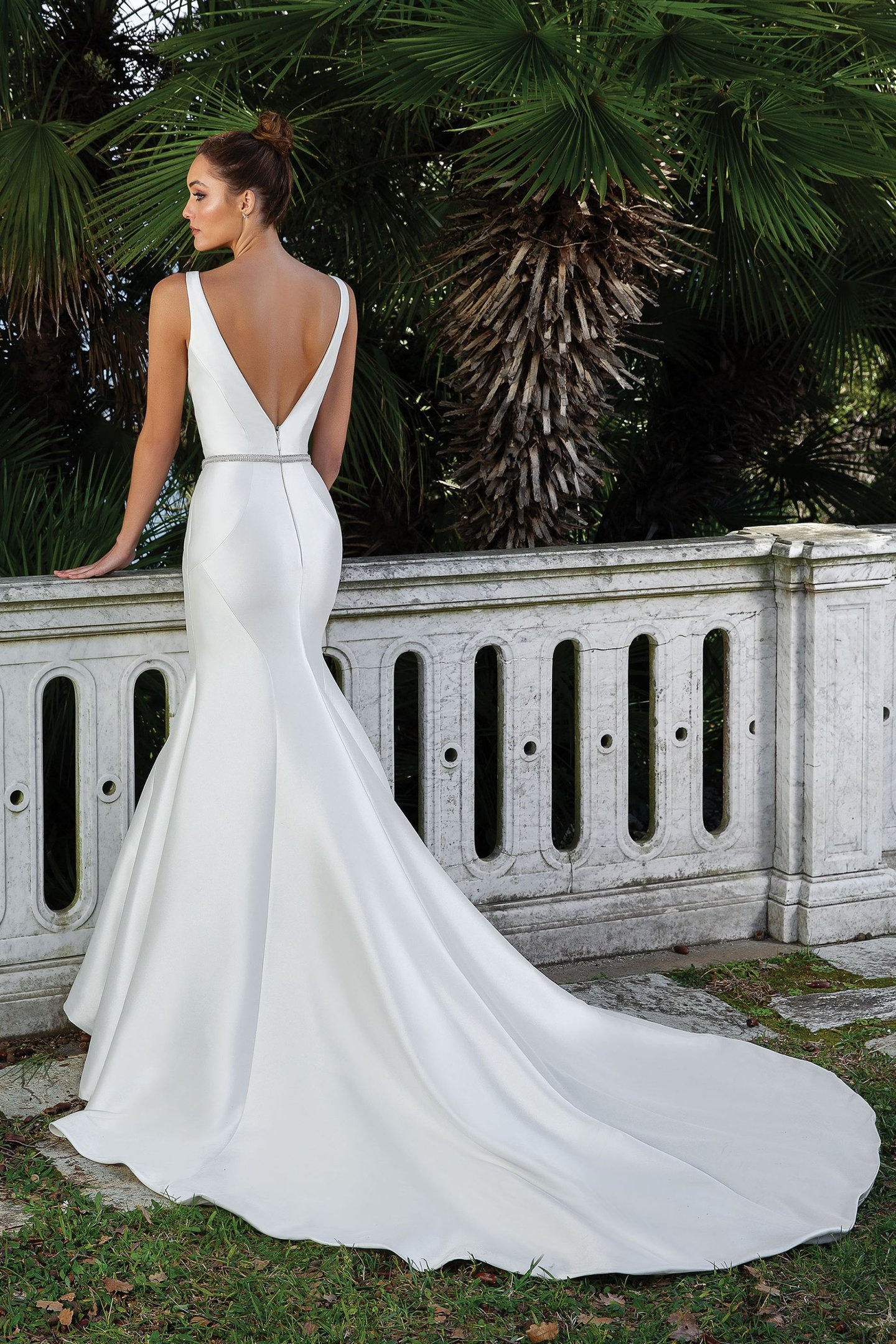 Justin Alexander Style 88107B Thin Crystal Beaded Belt