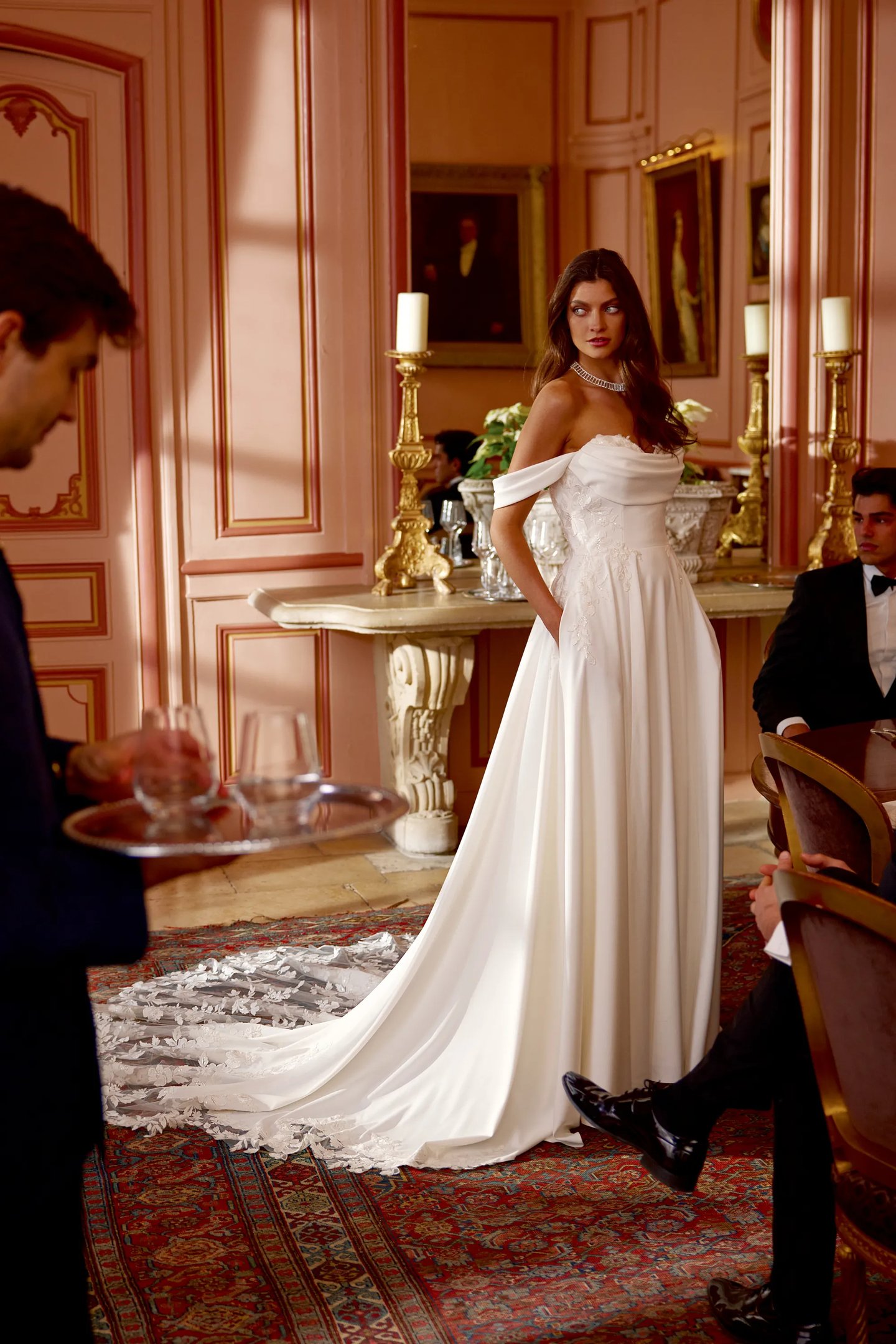 Off-the-Shoulder Wedding Gowns | Justin Alexander
