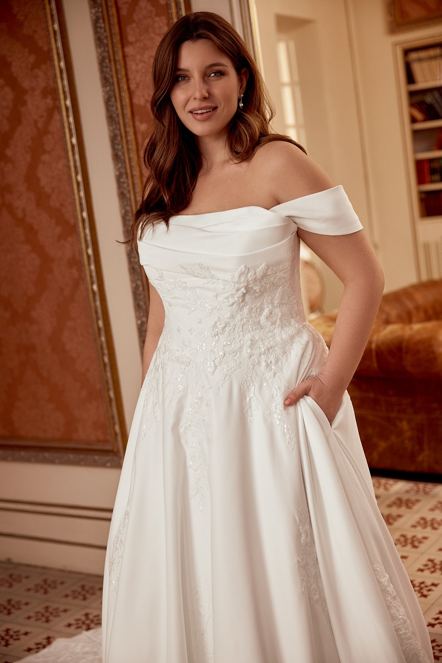 Justin Alexander Style 88491PS Larissa Plus Size
