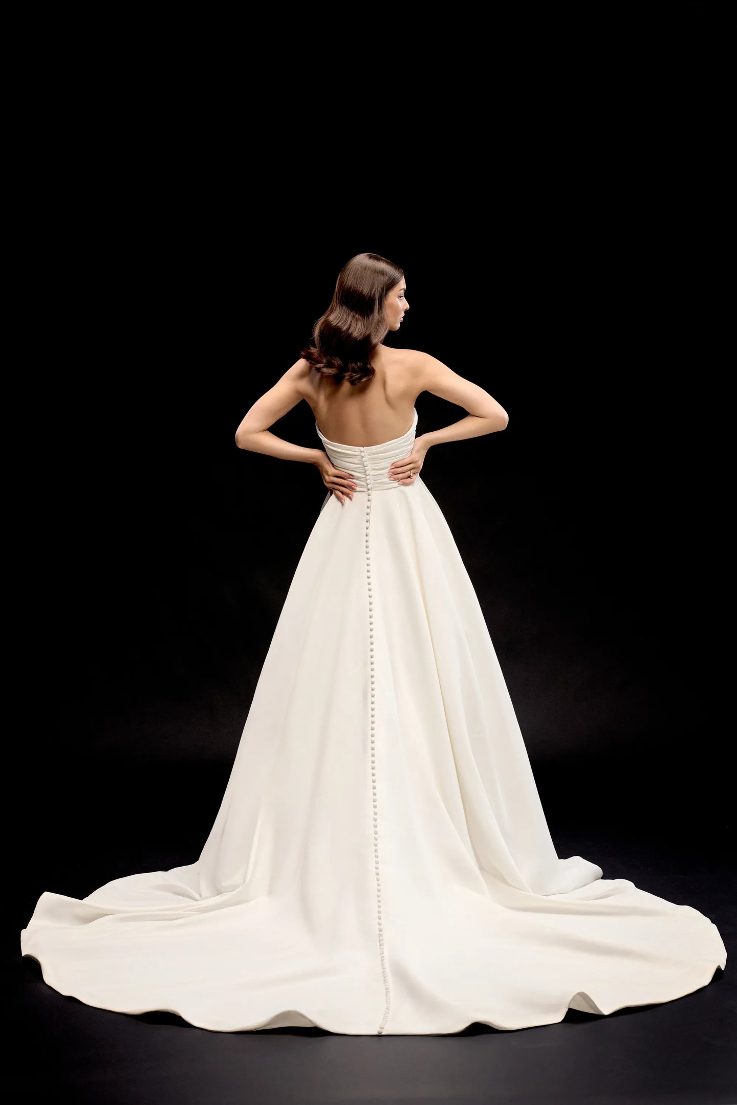 skater skirt wedding dress Strapless Lace Wedding Dress with Removable Tulle Skirt