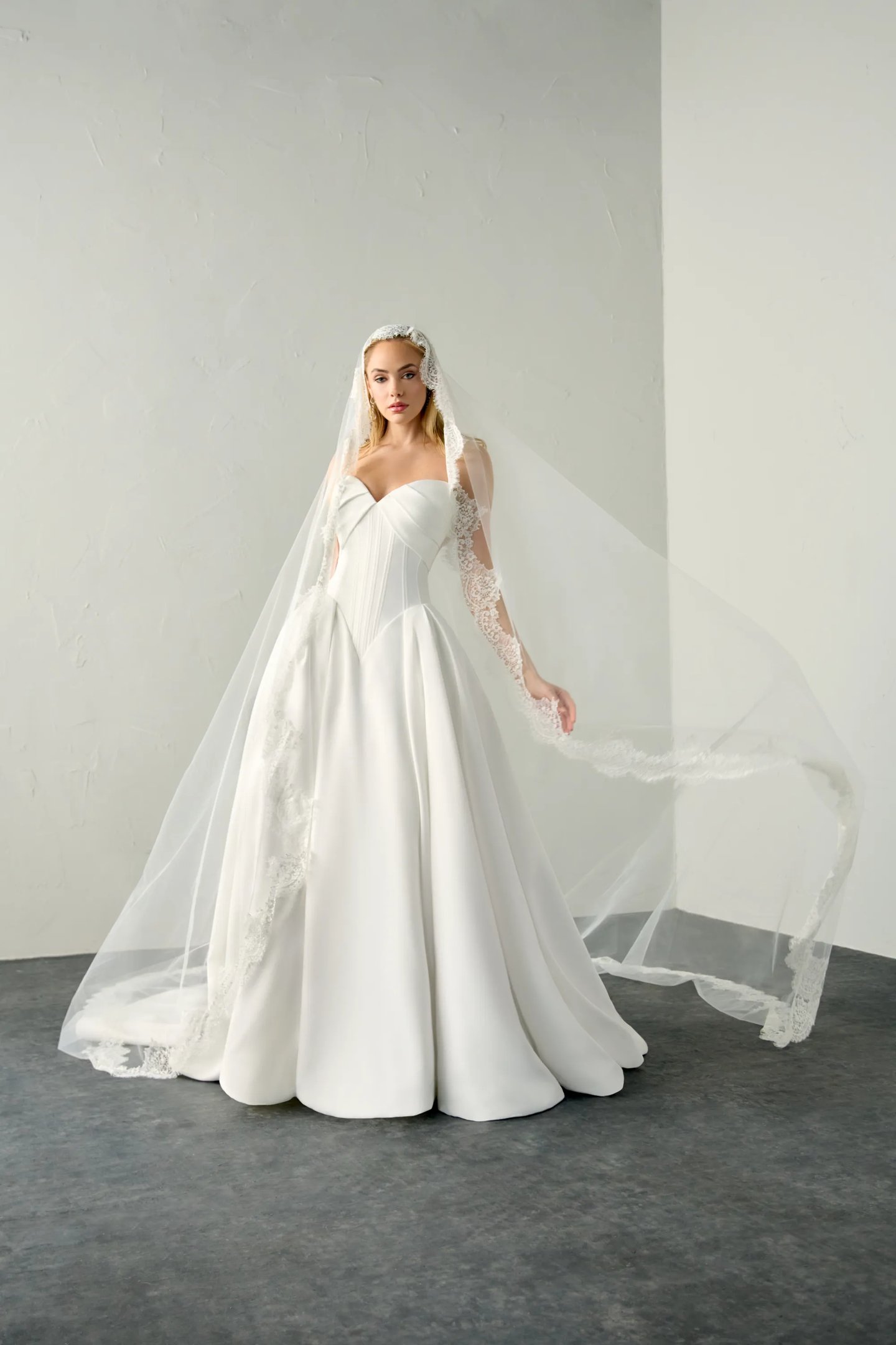 justin alexander a line wedding dress Silhouette A-Line Wedding Dresses