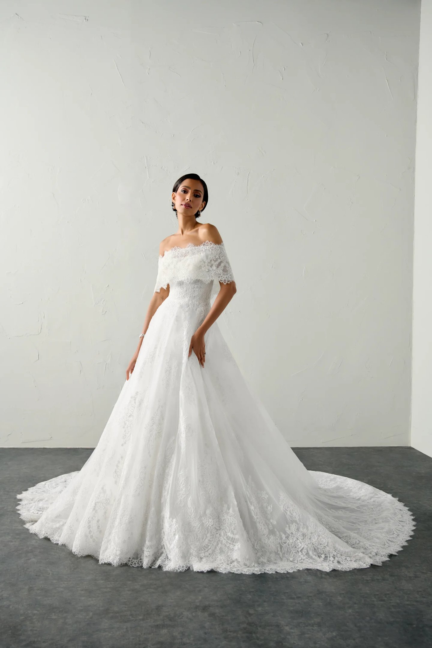 justin alexander a line wedding dress Hattie: V-Neck A-Line Wedding Dress with Mikado Bodice and Organza Skirt