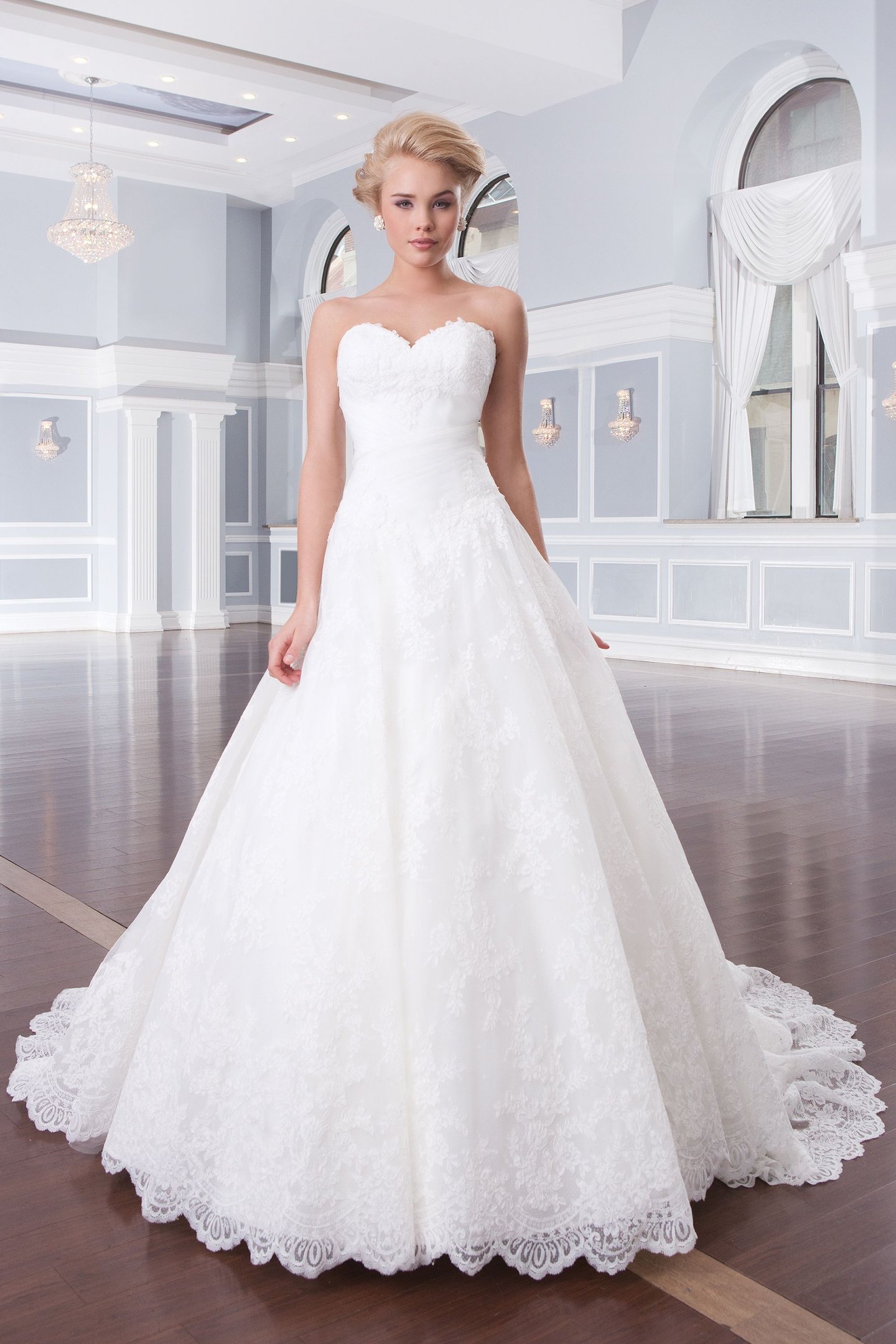 Lillian West Style 6320 Basque Waist Ball Gown