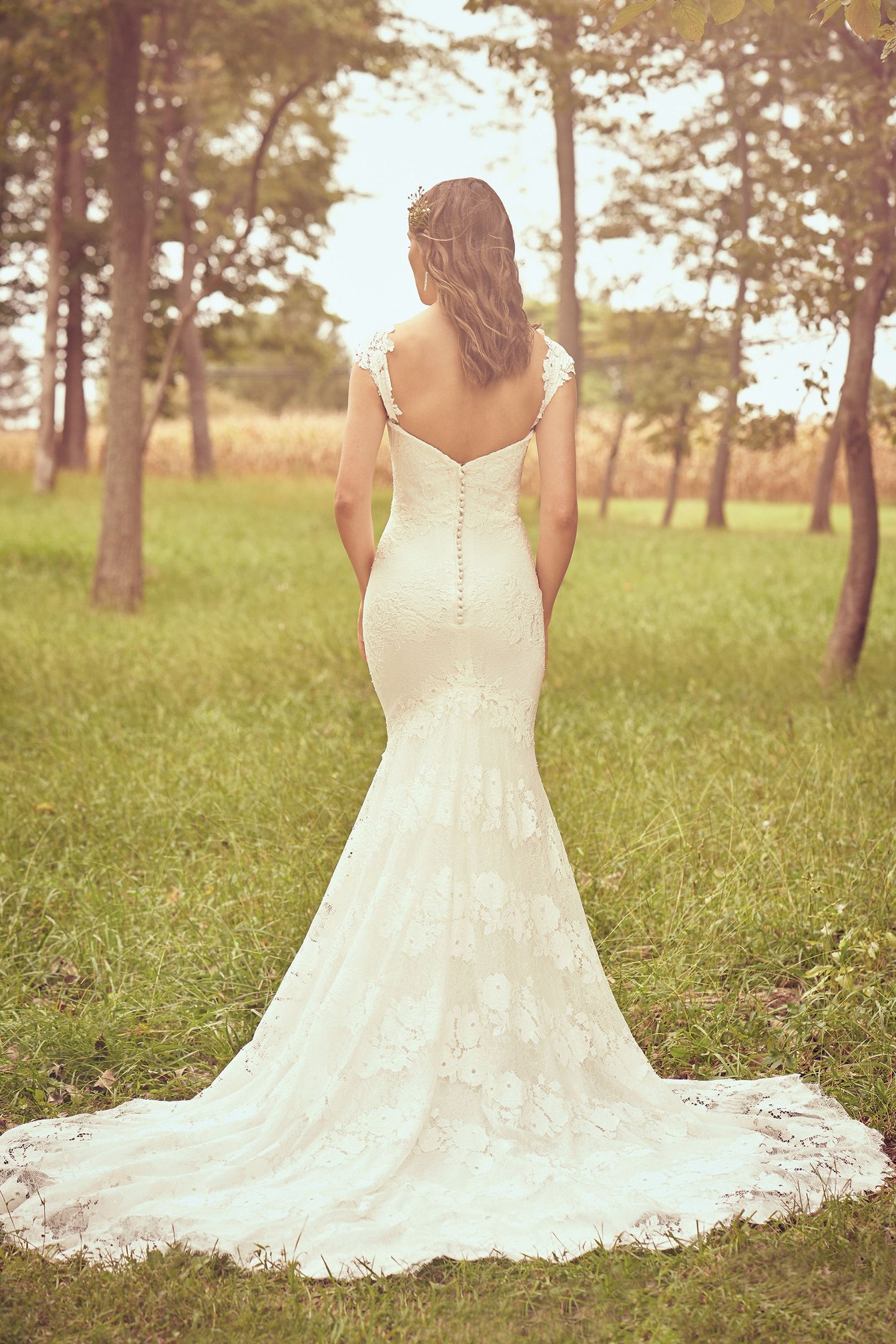 Lillian West style 66071 Allover Lace Dress with Detachable Straps