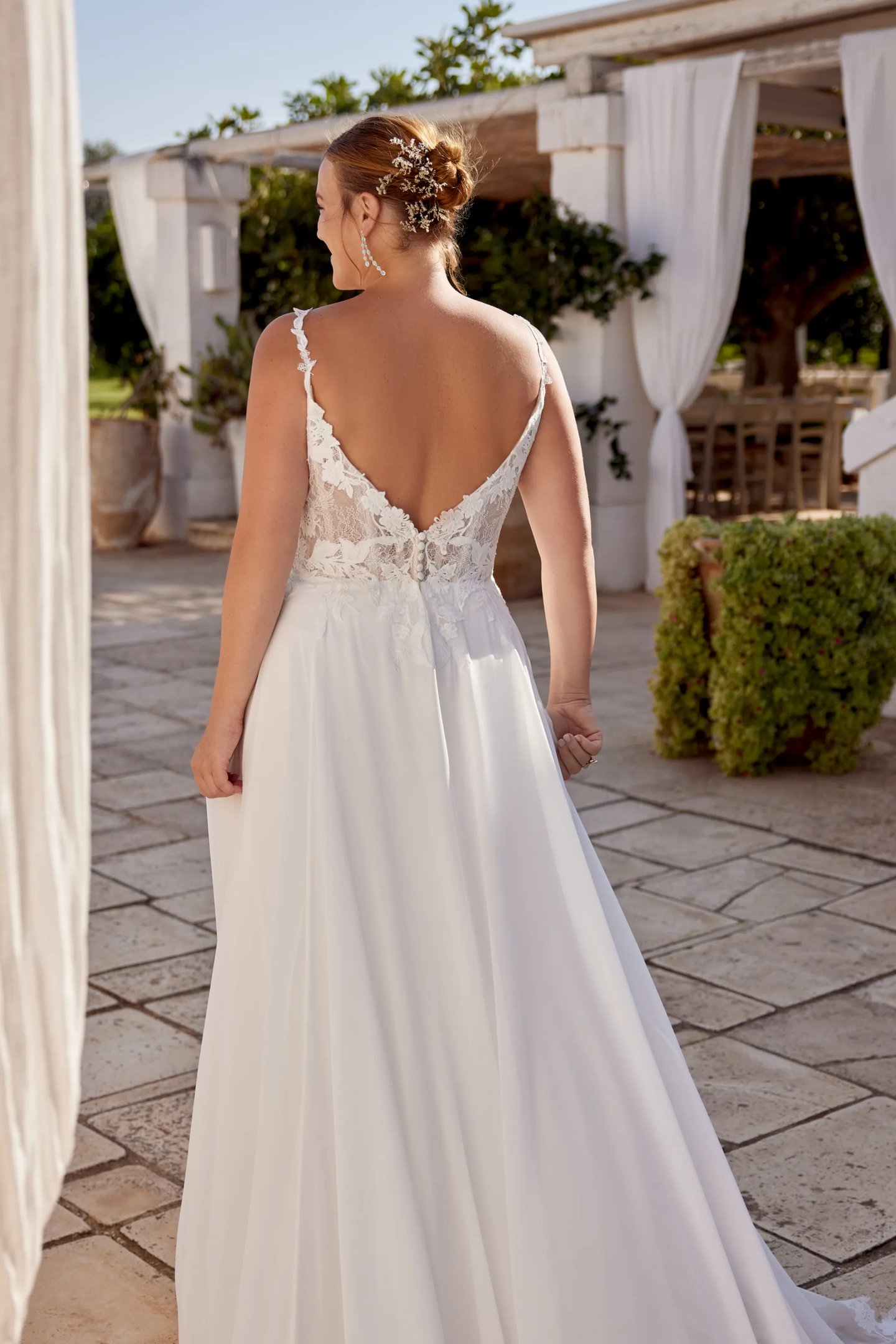 soft lace dress styles Off Shoulder Lace A Line Bridal Gown JB43864