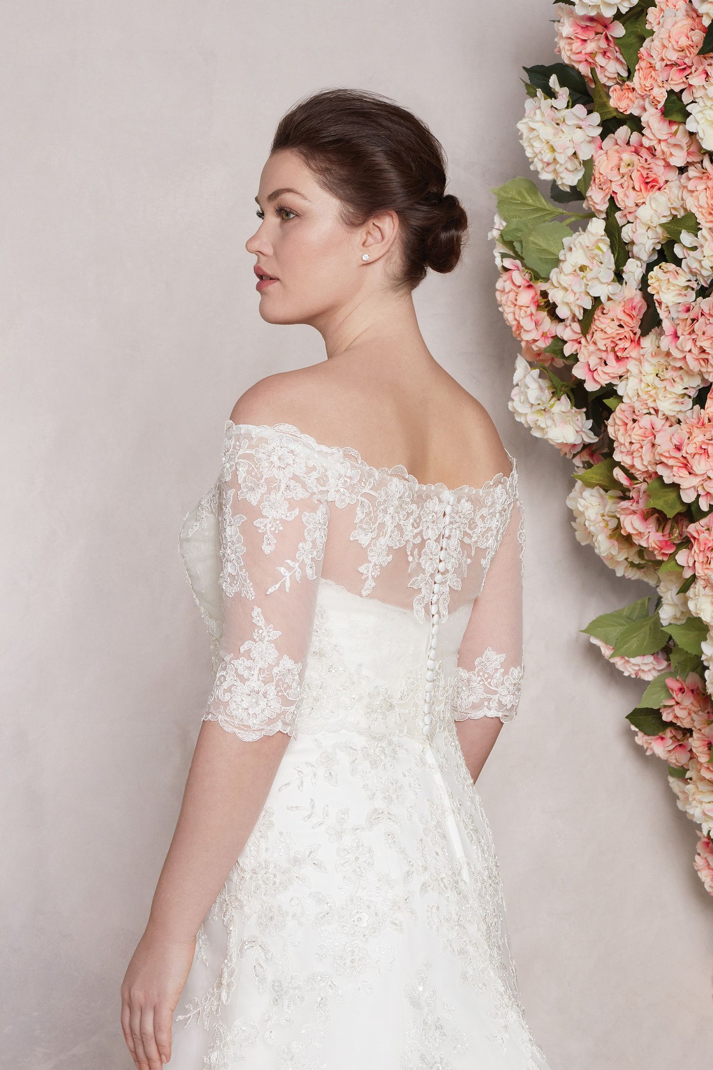 Sincerity Bridal Style 44127J Elbow Length Beaded Jacket