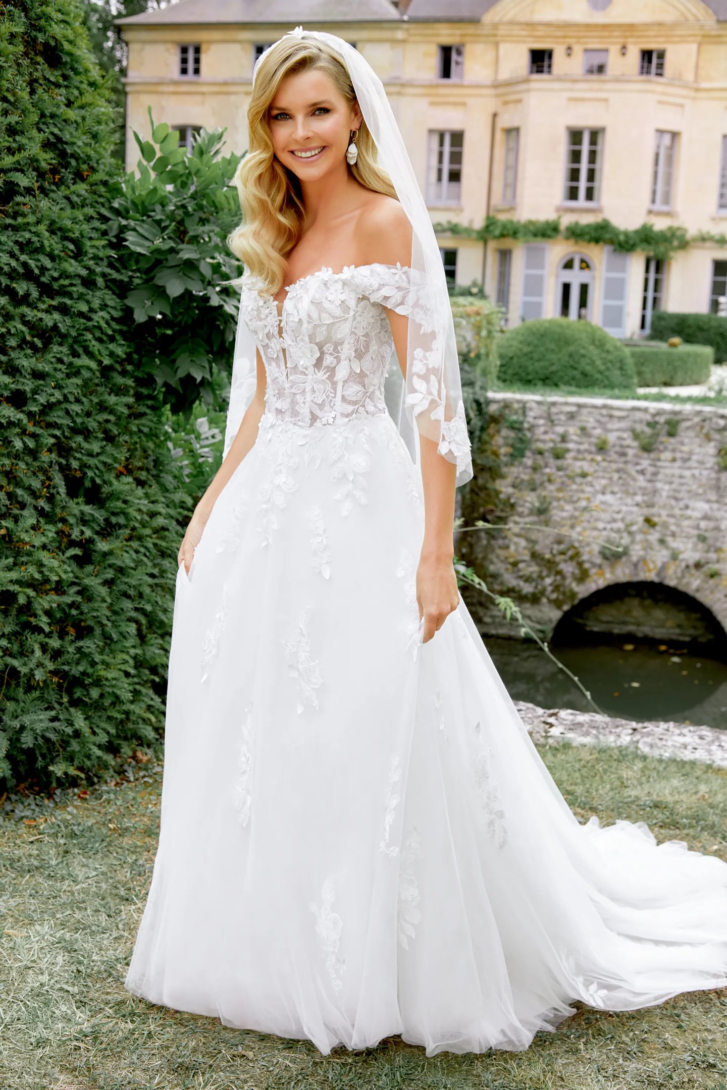 petals lace dress Rose Petals Gown Teuta Matoshi
