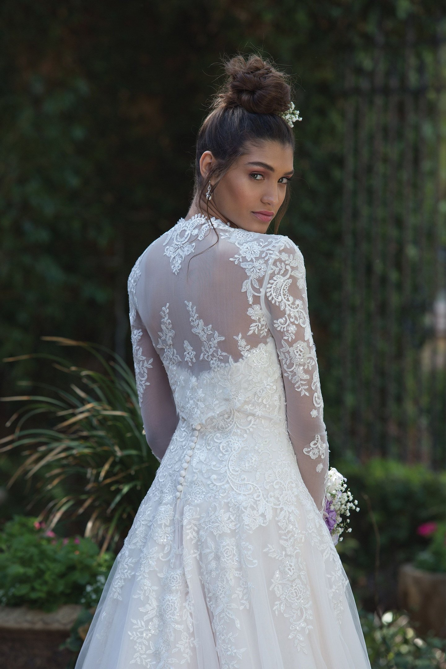 Sincerity Bridal Style 4019 Beaded and Embroidered Lace Ball Gown with Bolero Jacket