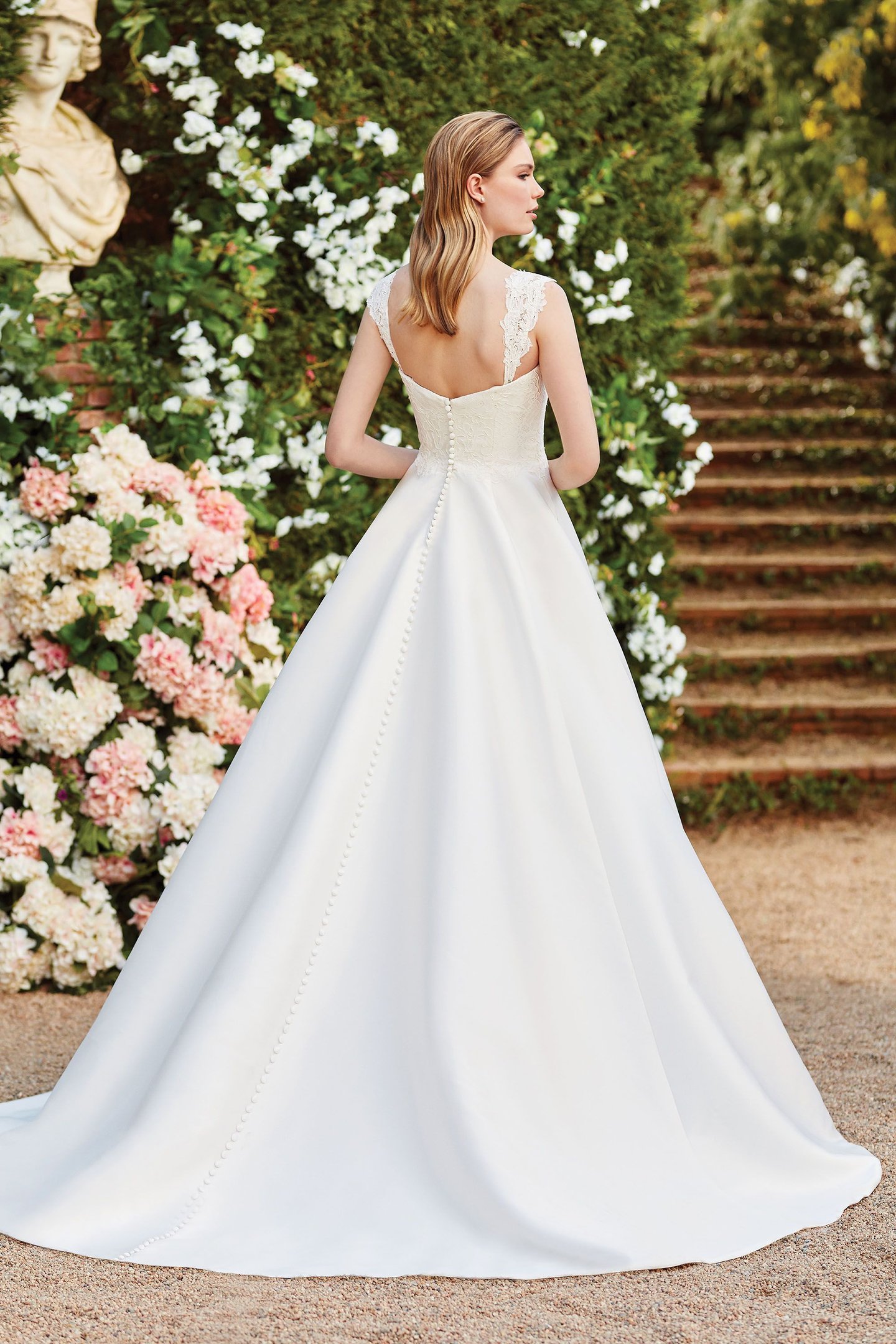 Sincerity Bridal Style 44160 Lace Mikado Ball Gown