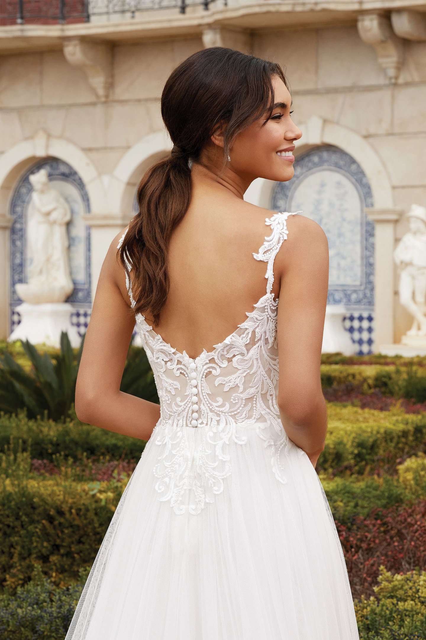 Sincerity Bridal Style 44247 Beaded Lace and English Net A-Line Gown