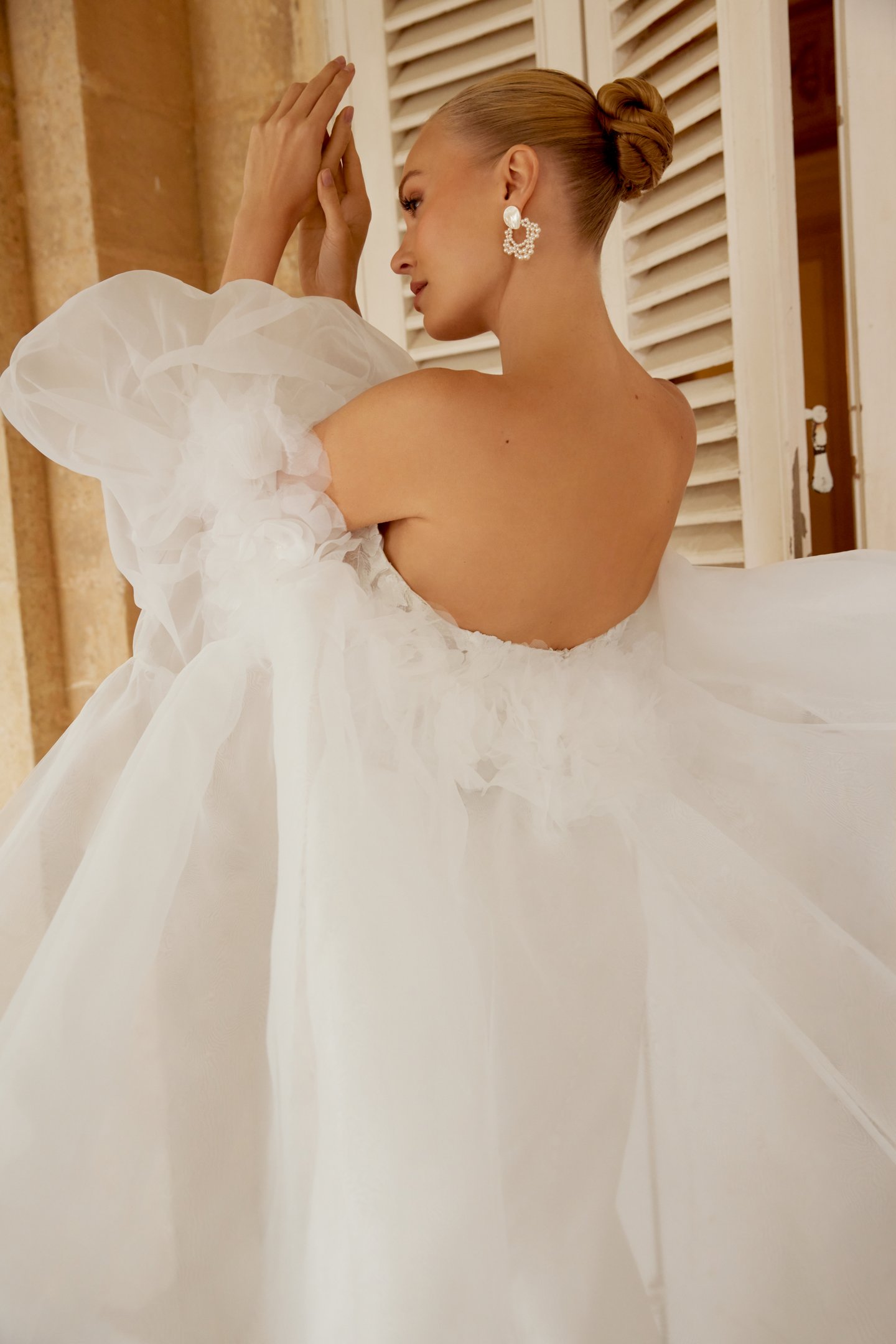 Sincerity Bridal Style 44607 Sweetheart Strapless Fit and Flare Dress with Illusion Bodice and Sequined Lace Appliqués