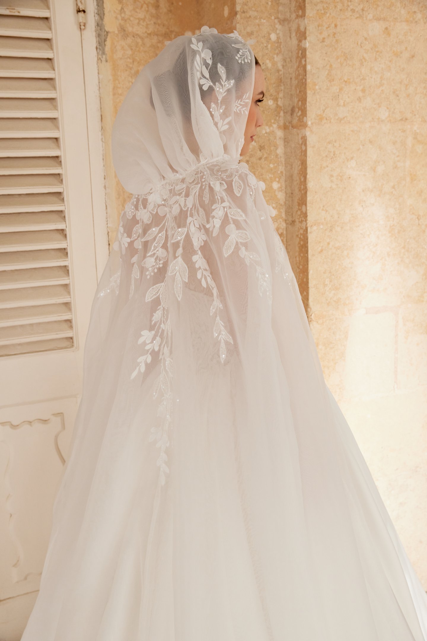 Sincerity Bridal Style 44610 Mikado Ball Gown with Exposed Boning on Bodice and Basque Waistline
