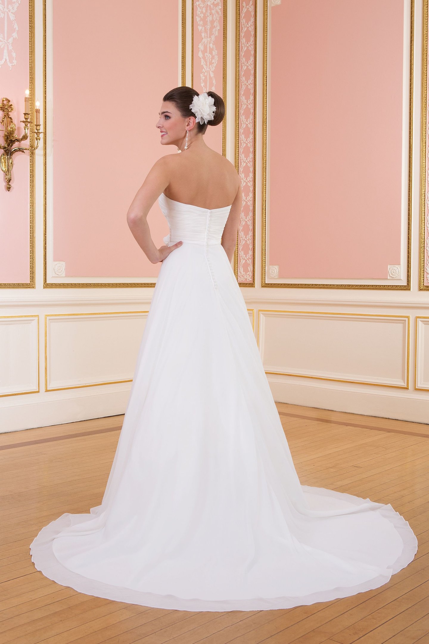 Sweetheart Gowns Style 6009 Strapless Chiffon Ball Gown