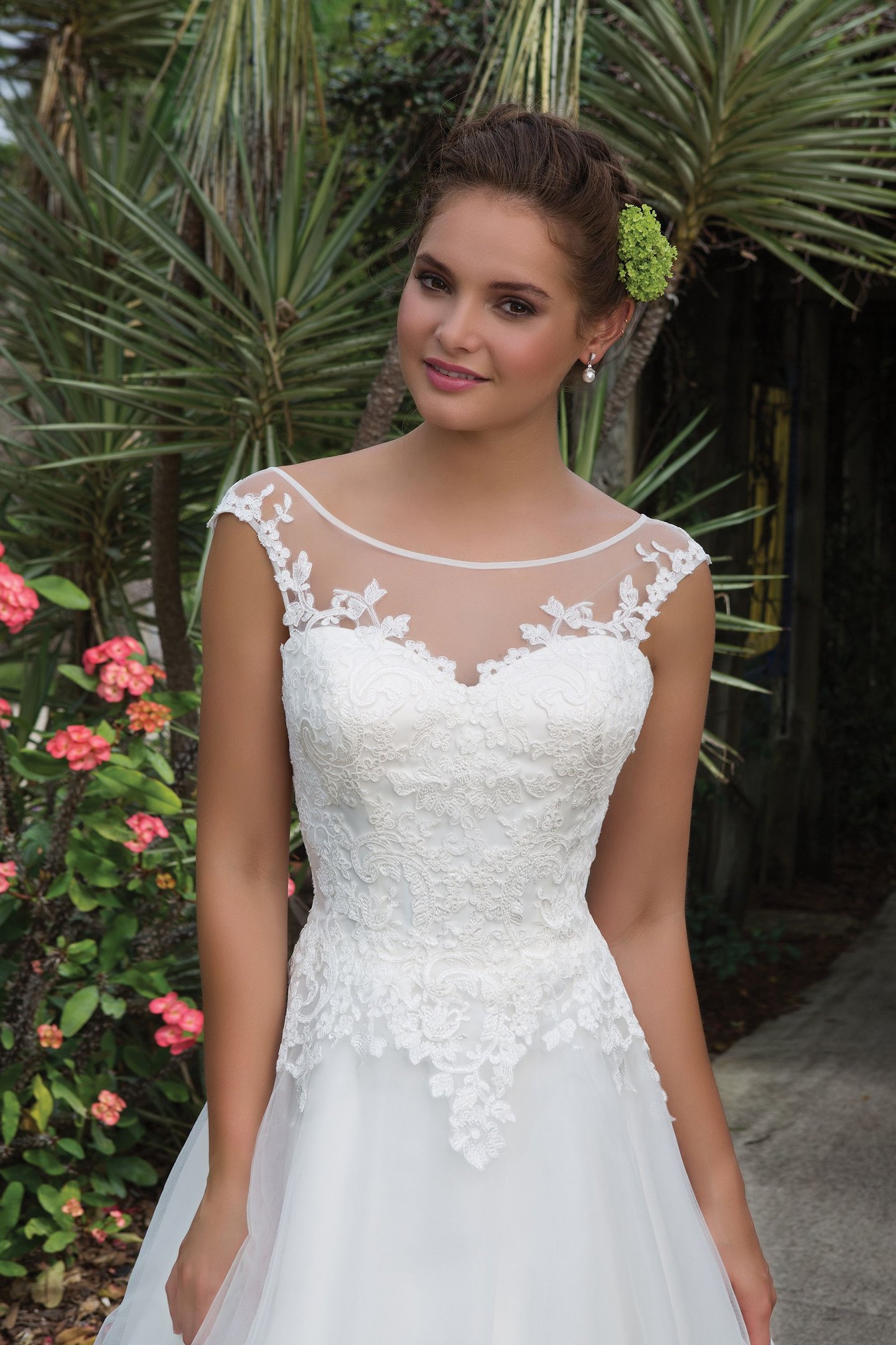 Sweetheart Gowns Style 6126 Lace, Tulle Ball gown accentuated by a Sabrina neckline