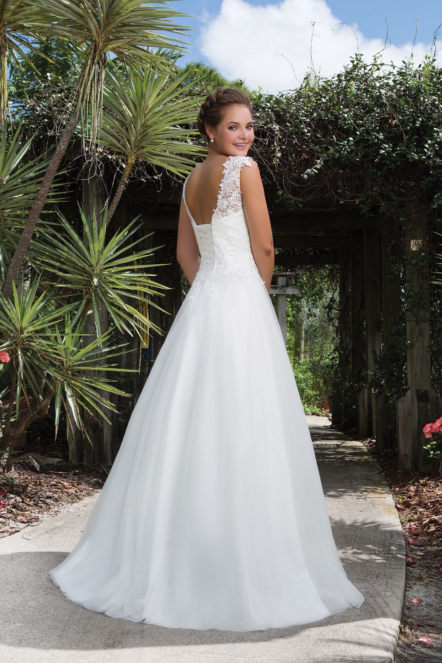 Sweetheart Gowns Style 6127 Lace, Tulle Ball Gown Accentuated by a Sabrina Neckline