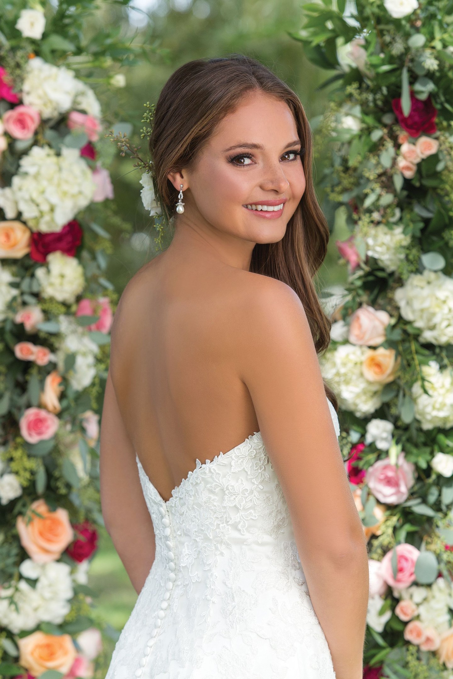 Sweetheart Gowns Style 6148 Beaded Lace and Organza Mermaid Gown