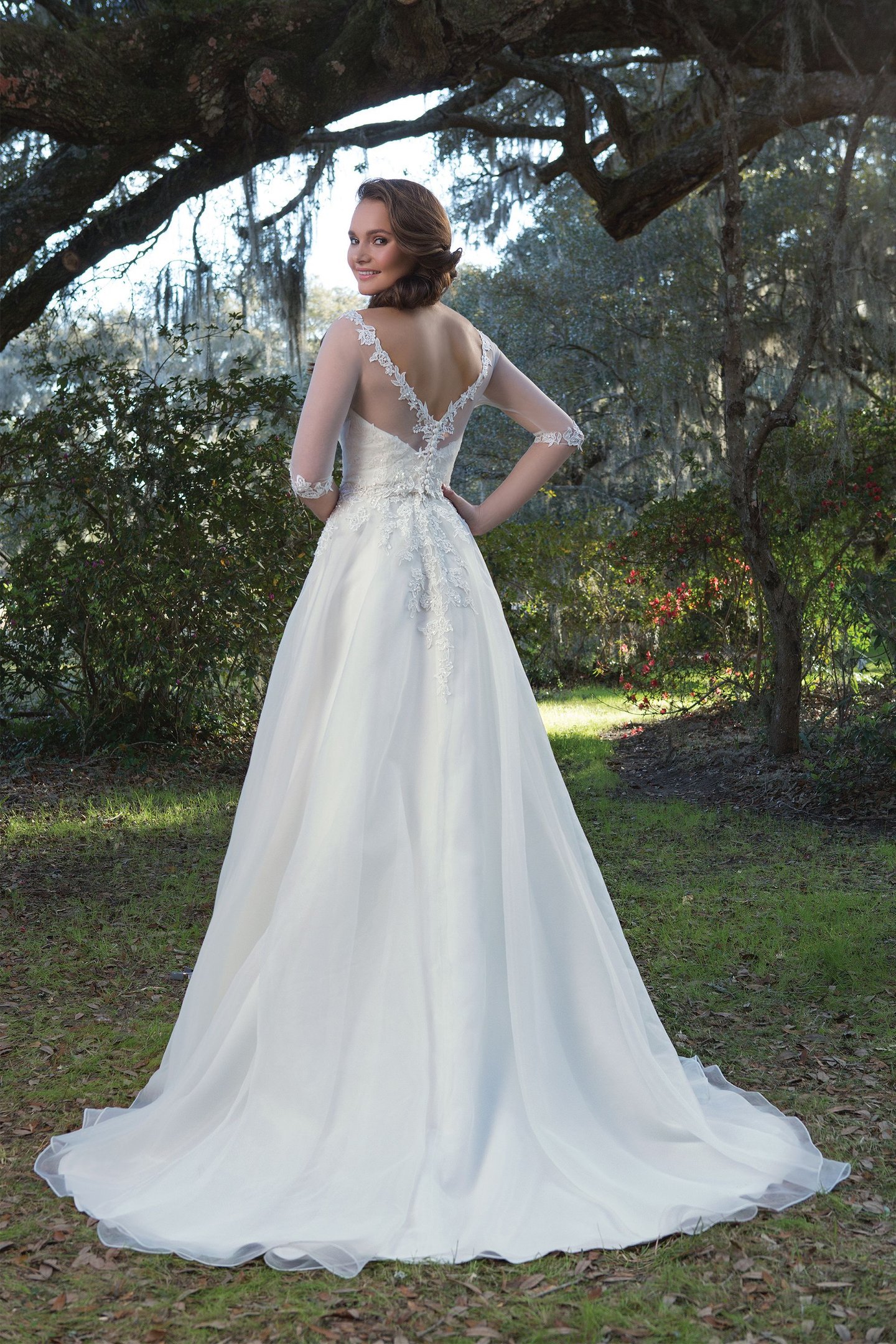 Sweetheart Gowns Style 6188 Sweetheart Ball Gown With Beaded Lace Appliques and Organza Skirt