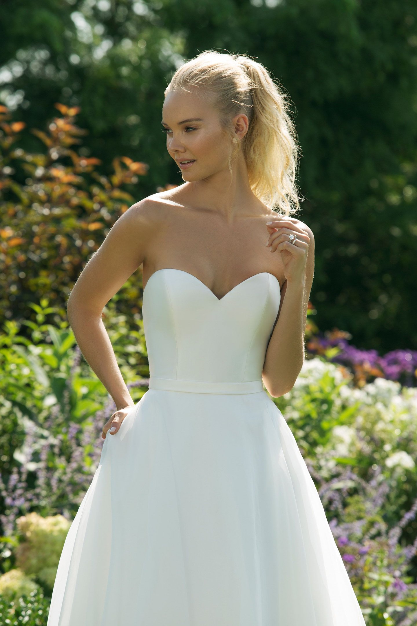 Sweetheart Gowns Style 11005 Sweetheart Ball Gown with Clean Mikado Bodice