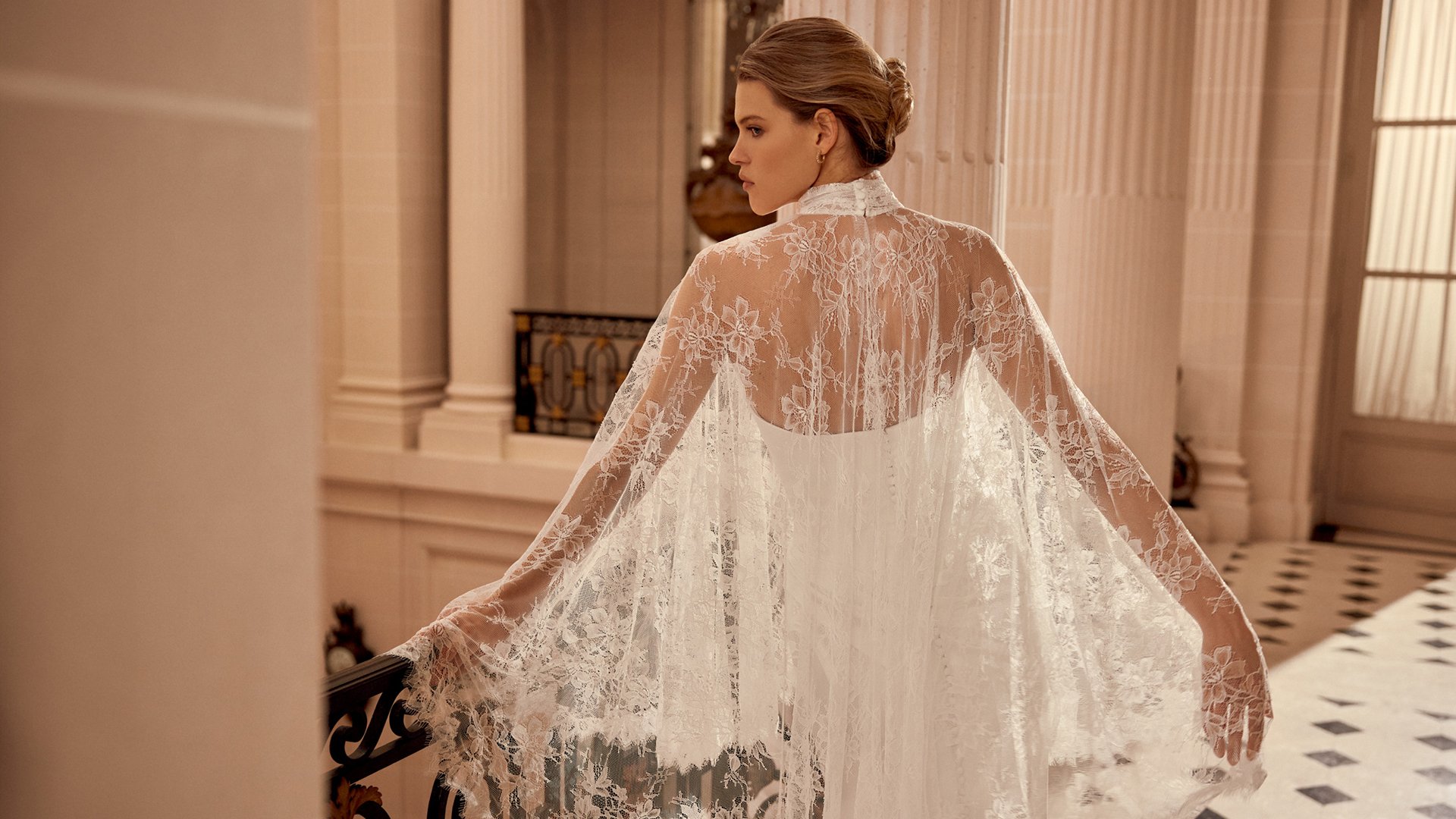 Justin Alexander Style 88538 Nylah Strapless Charmeuse Fit and Flare Gown with Cat Eye Neckline and Draped Cowl