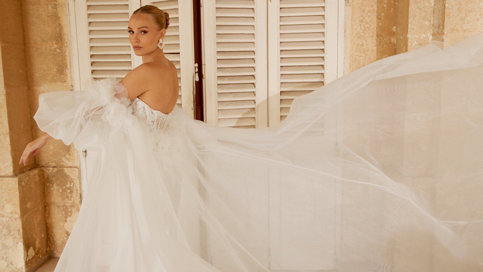 Sincerity Bridal Style 44607 Sweetheart Strapless Fit and Flare Dress with Illusion Bodice and Sequined Lace Appliqués