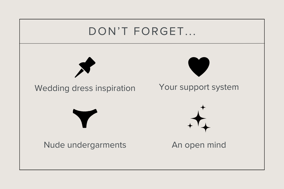 Wedding Dress Shopping Tips