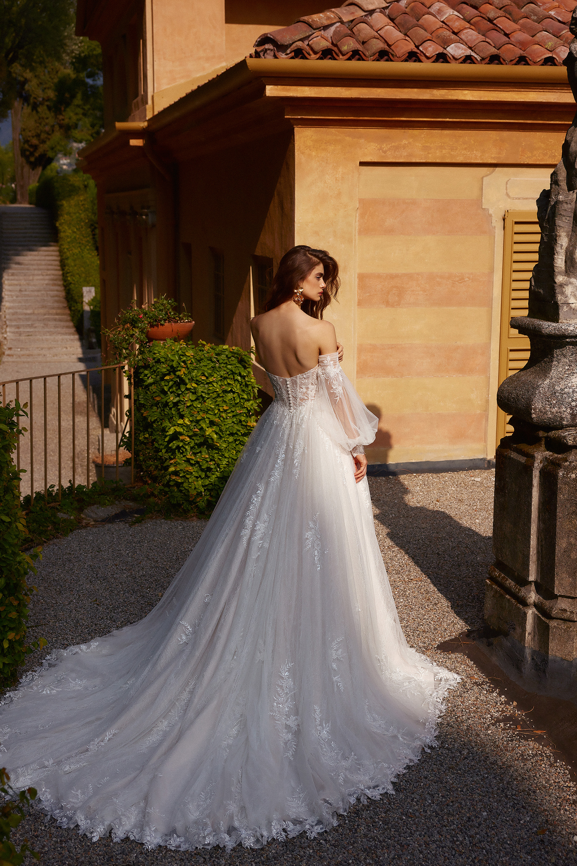 Justin Alexander Style 88398 Iverson Strapless Ball Gown with Scoop Neckline and Chantilly Lace Underlay