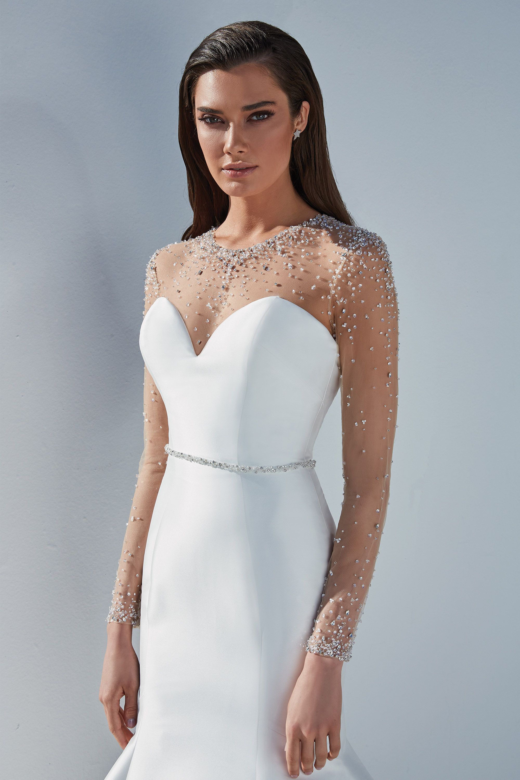 Justin Alexander Style 88171 Blaire Sweetheart Neckline Clean Mermaid Dress