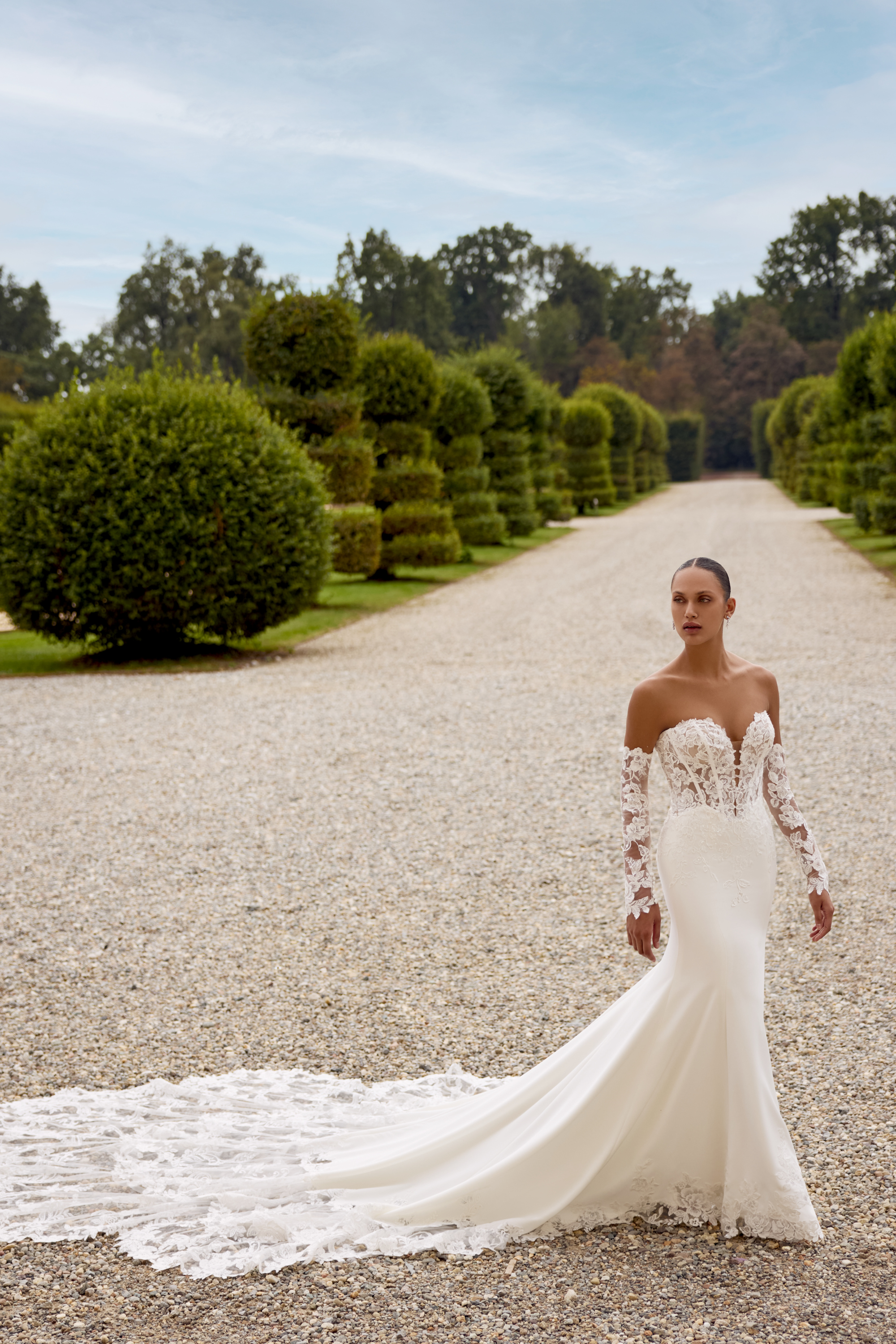 Justin Alexander Style 88353 Hope Fit and Flare Wedding Dress with Exposed Boning and Basque Waist