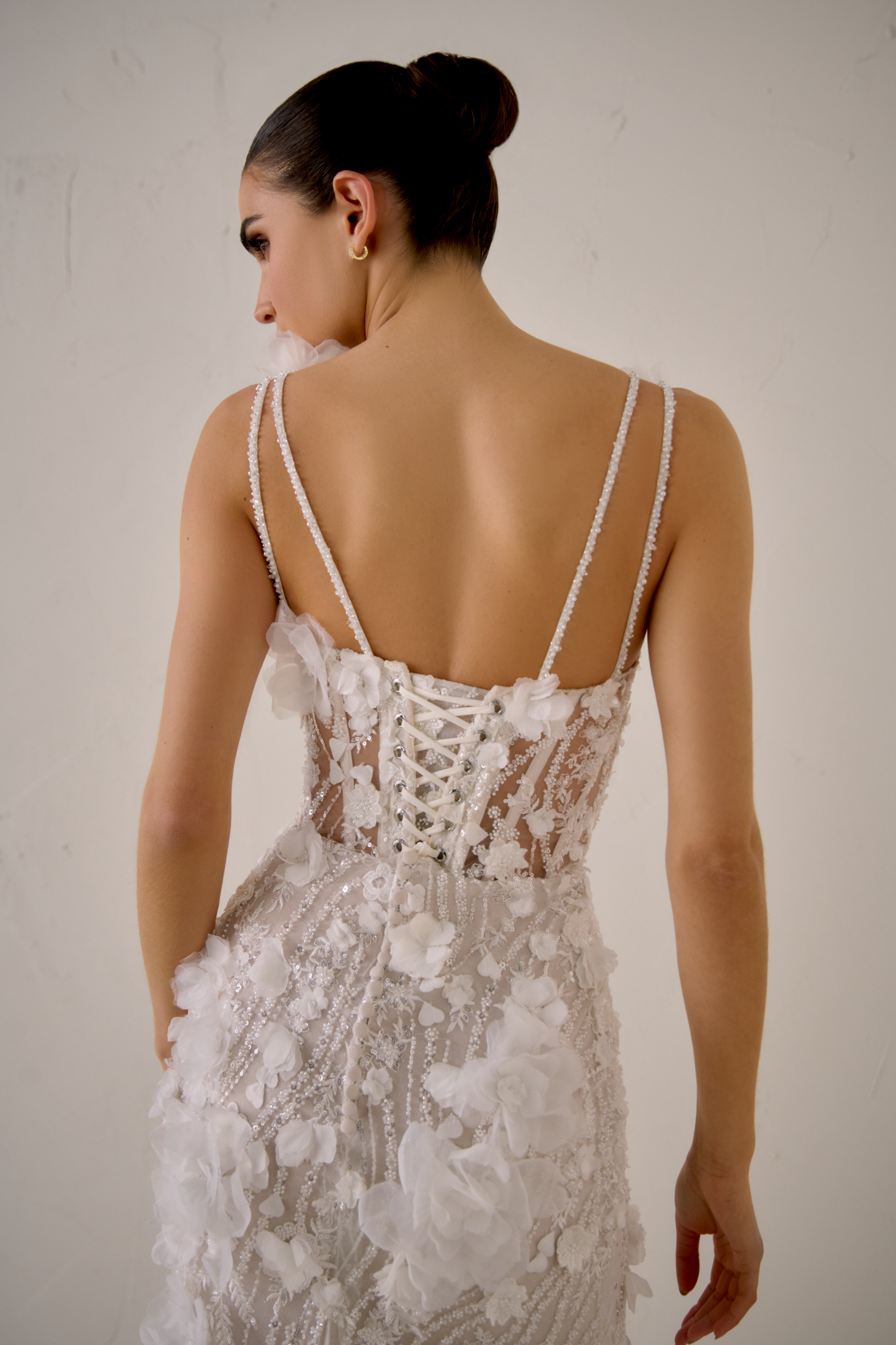 Justin Alexander Signature Style 99363 AMBROSIA Sparkle Tulle Fit & Flare with Beaded Embroidery & Floral Appliqués