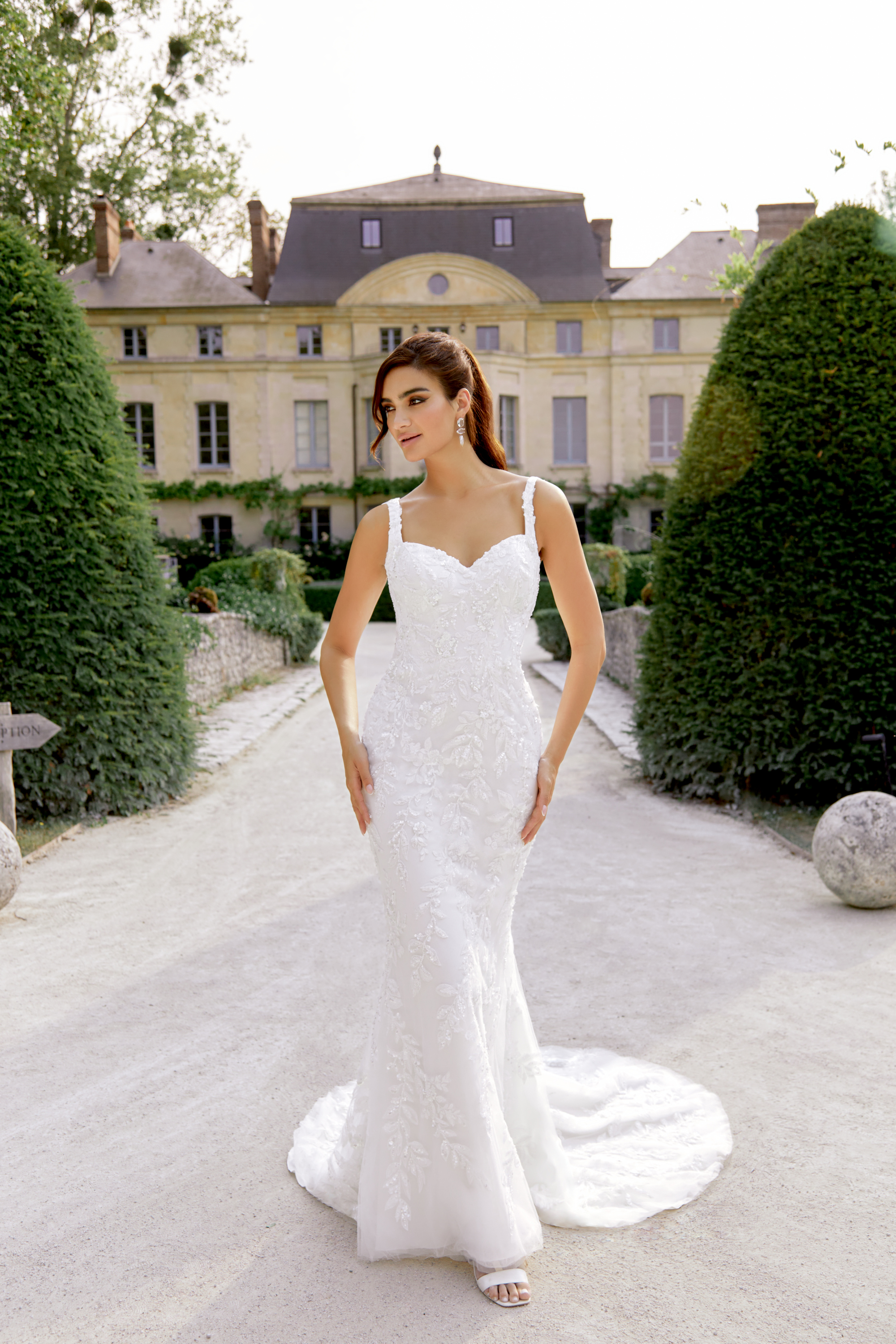 Sincerity Bridal Style 44531 Sparkle Tulle Fit and Flare with Beaded Lace Appliques